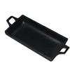 Hot sale black deep outside cast iron grill pan homecooking kitchenware grill pan cookware set