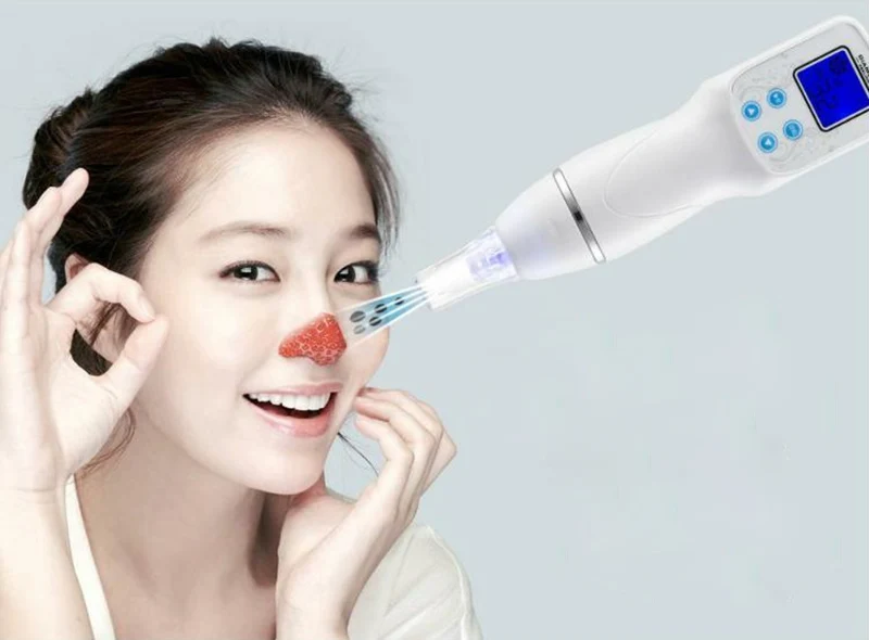 Microdermabrasion Machine Pore Tool Electric Facial Acne BlackHead Cleaner Remover Vacuum Dead Skin Diamond Peeling Machine