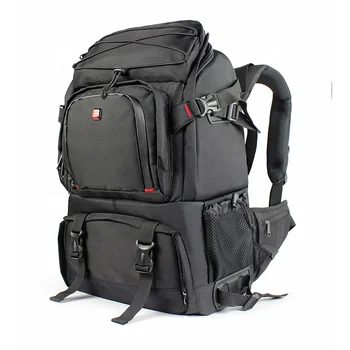 camera and travel backpack