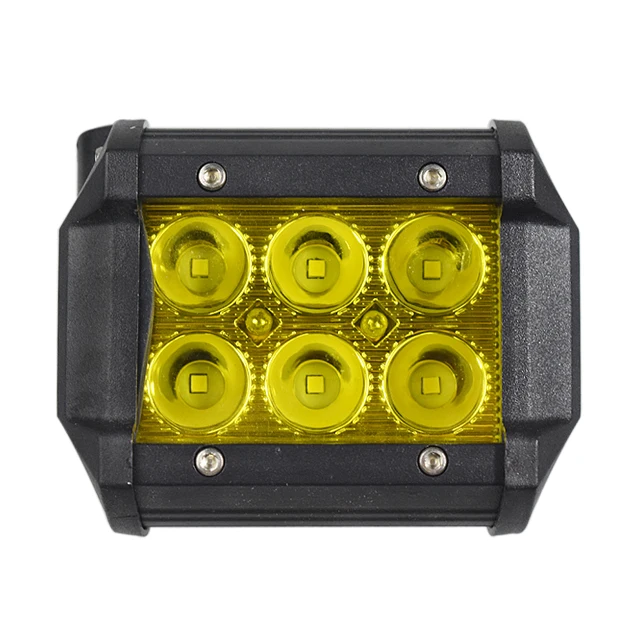 Fog Light Yellow Led Bar Driving Lamp Offroad Waterproof IP67 Work Light Bar  For Bar ATV Car SUV Motorcycle Truck 12V