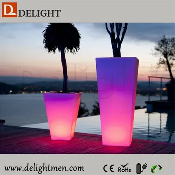 Outdoor Solar Led Plant Pot Light High Flower Outdoor Solar Led Plant Pot Light High Flower Planter