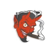 Perfect enamel pin smoking devil metal badge lapel pin