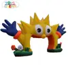 Giant Advertising Inflatable sun flower arches start line gate for Promotion Event