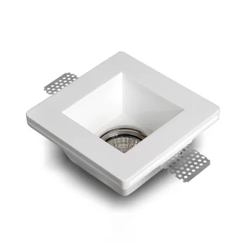 Modern Ip20 Indoor Ceiling Light Trimless Plaster Gypsum Recessed Square Led Downlight For Home Hotel Buy Indoor Ceiling Light Recessed