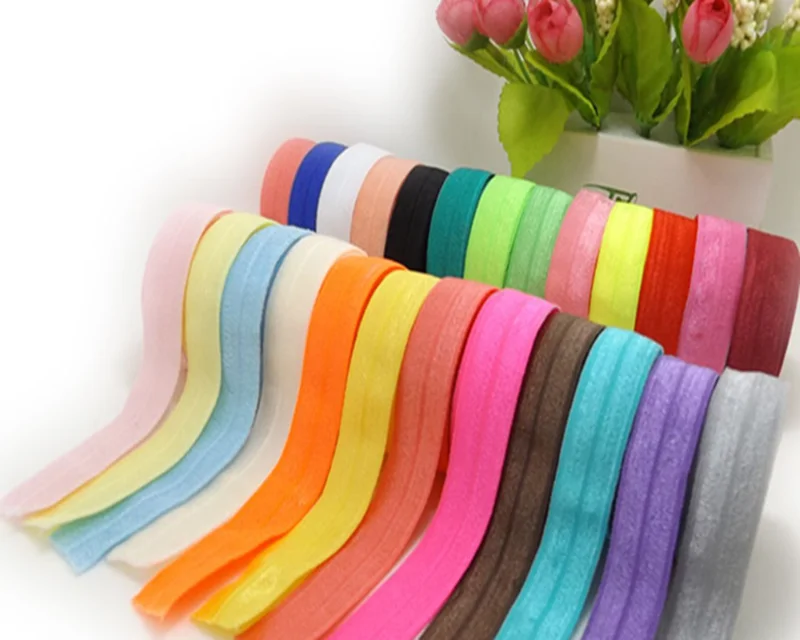 Wholesale Custom Colored Fold Over Elastic - Buy Custom Elastic,Fold ...
