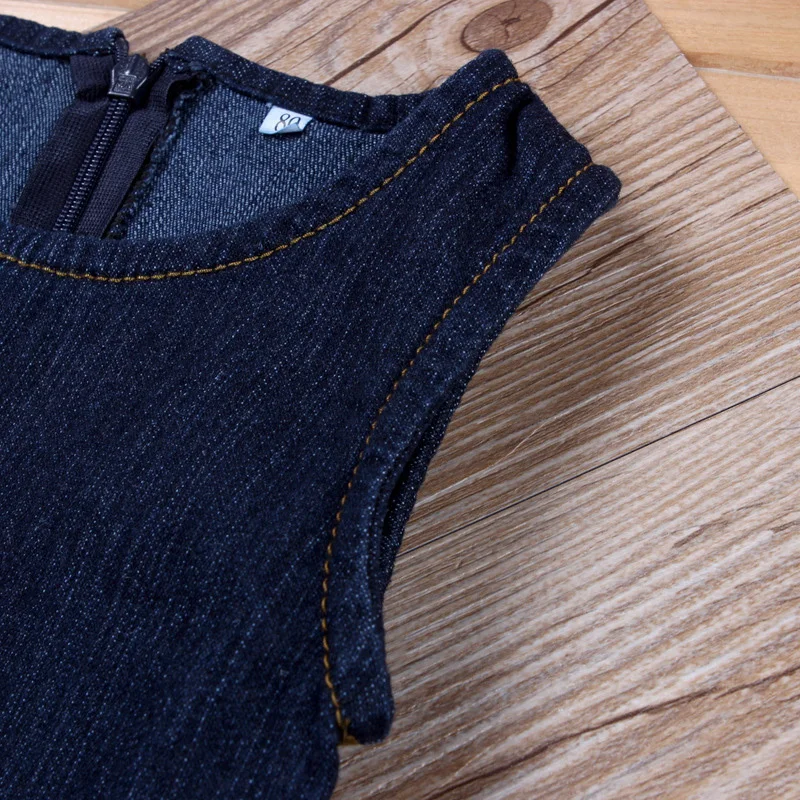 SUMMER KOREA FASHION KIDS GIRLS HOT SALE JEANS LAYERED DRESSES