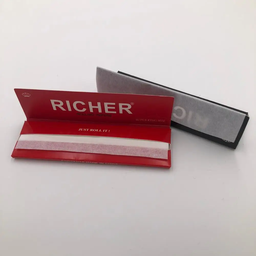 Two Colors Pink Watermarked Rolling Papers Rizla Quality Smoking Paper