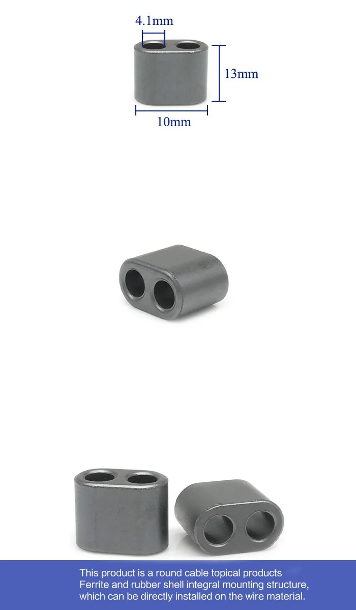 High Permeability Ferrite Core With Two Holes For Emc Buy Ferrite
