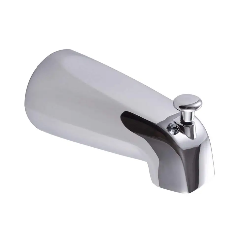 Polished Chrome Wall Mounted Bathtub Faucet Component Universal
