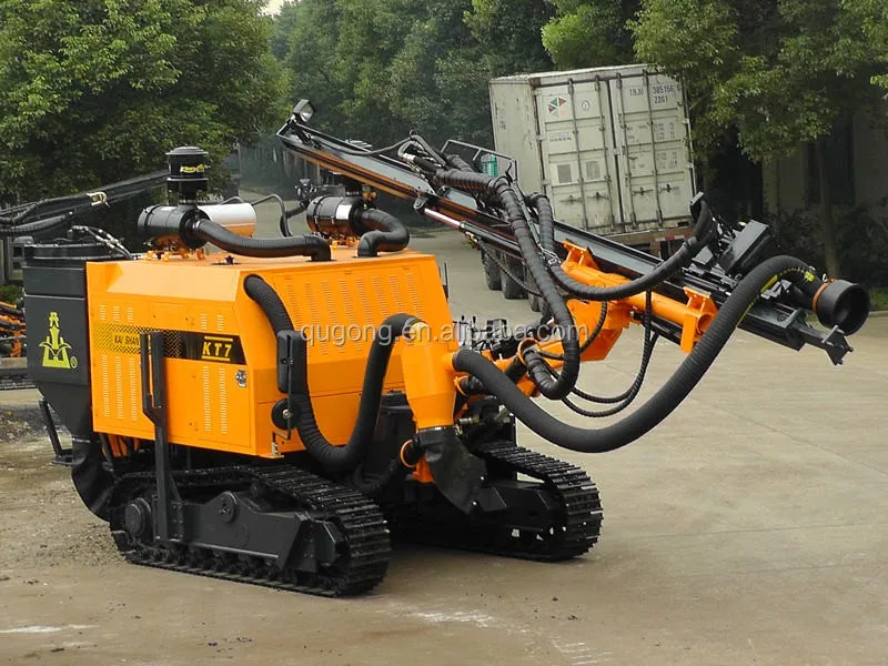 Kt7 Monolithic Hard Rock Drilling Machine With Compressor /air