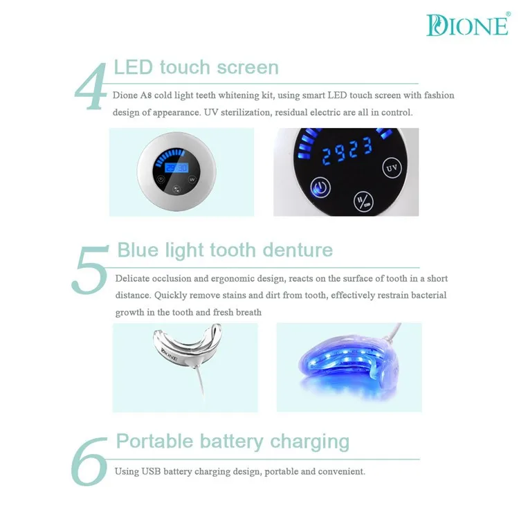 Dione A8 Bright Smile Dental Laser Teeth Whitening Machine Buy Bright
