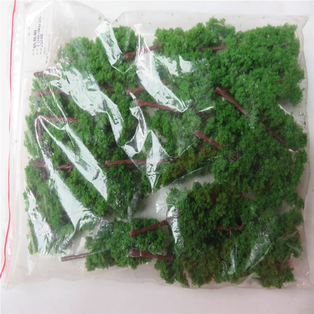 6- 14 cm realistic scale wire tree