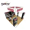 China manufacturer fabric fair advertisement simple 20ft exhibition booth stand for Jiangmen International Exhibition Center