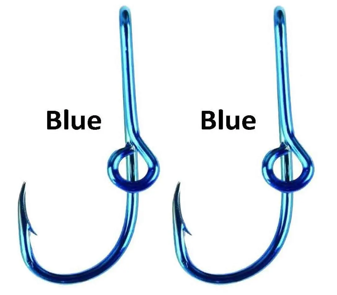 Eagle Claw Hat Fish Hook Set of Two Blue Hat Hooks Blue Hat Fish Hook for Cap Plus a FREE Decal