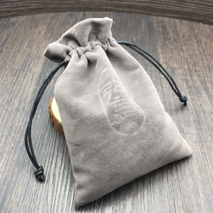 Thick Faux Suede Jewelry Pouch With Drawstring Buy Jewelry Pouch,Faux