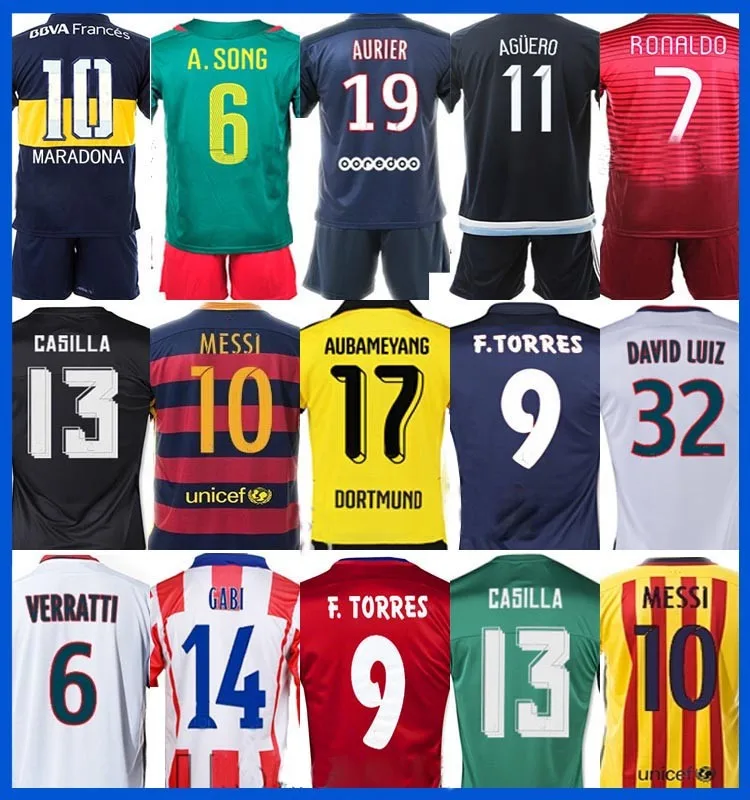 Soccer Club Famous Player Name And Numbers On Jersey - Buy Club Player ...