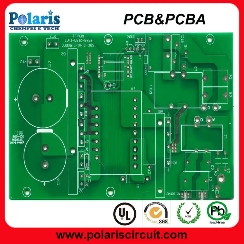 Double layer circuit board with fr4 94v0 rohs