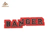 High Quality Custom made Colorful heat cut Strip Embroidery Patch