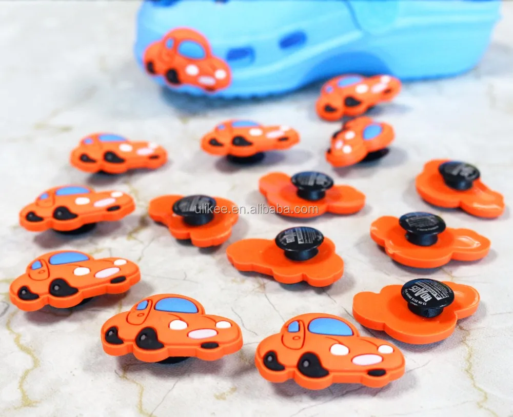 Wholesale Nice Quality 2d Rubber Soft Pvc Shoe Charms For Fit Croc