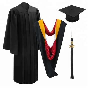 Customize Black High School And Bachelor Graduation Cap And Gown - Buy ...