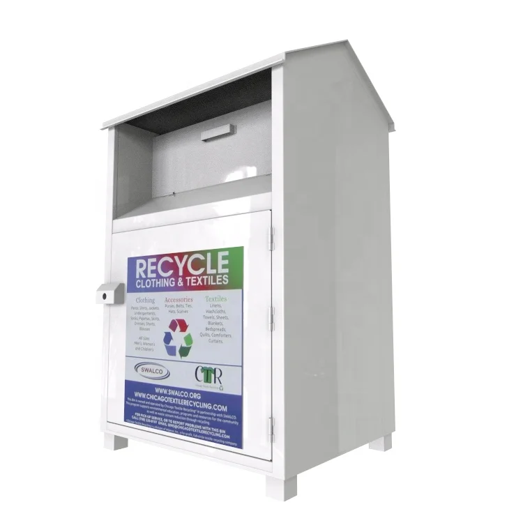 Used Clothing Donation Bin And Linens Textiles Recycling Bank Buy