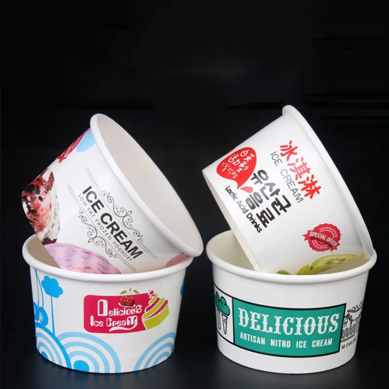 2oz/3oz Ice Cream Cup/ice Cream Cup Paper Lid - Buy Ice Cream Cup,130ml ...