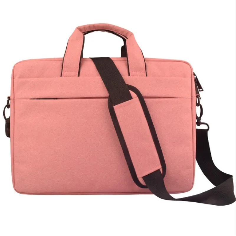 Promo high quality canvas laptop briefcase custom