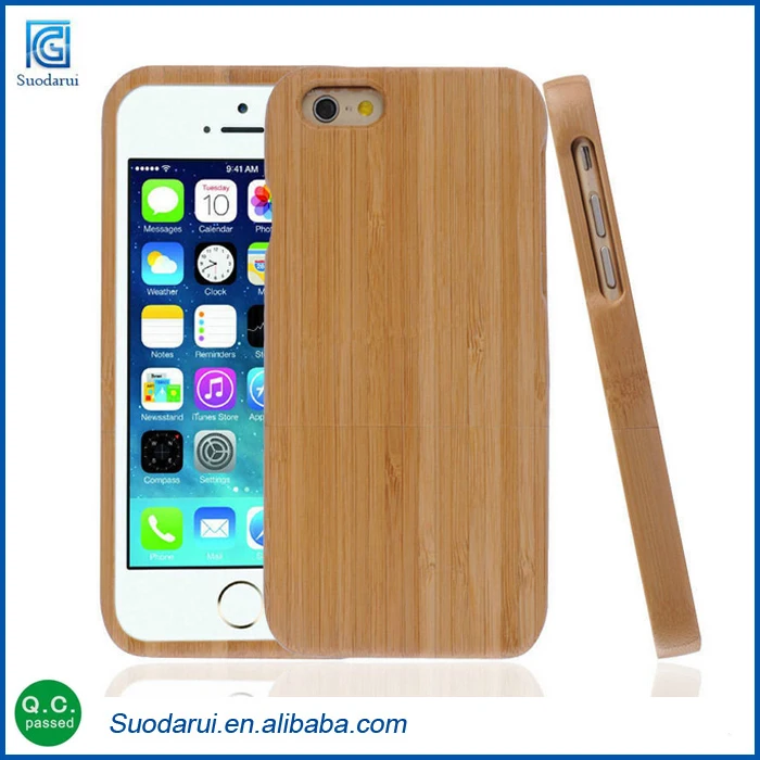 Wood Cell Phone Case For iPhone 6 7 8 X Xs Bamboo Hard Case