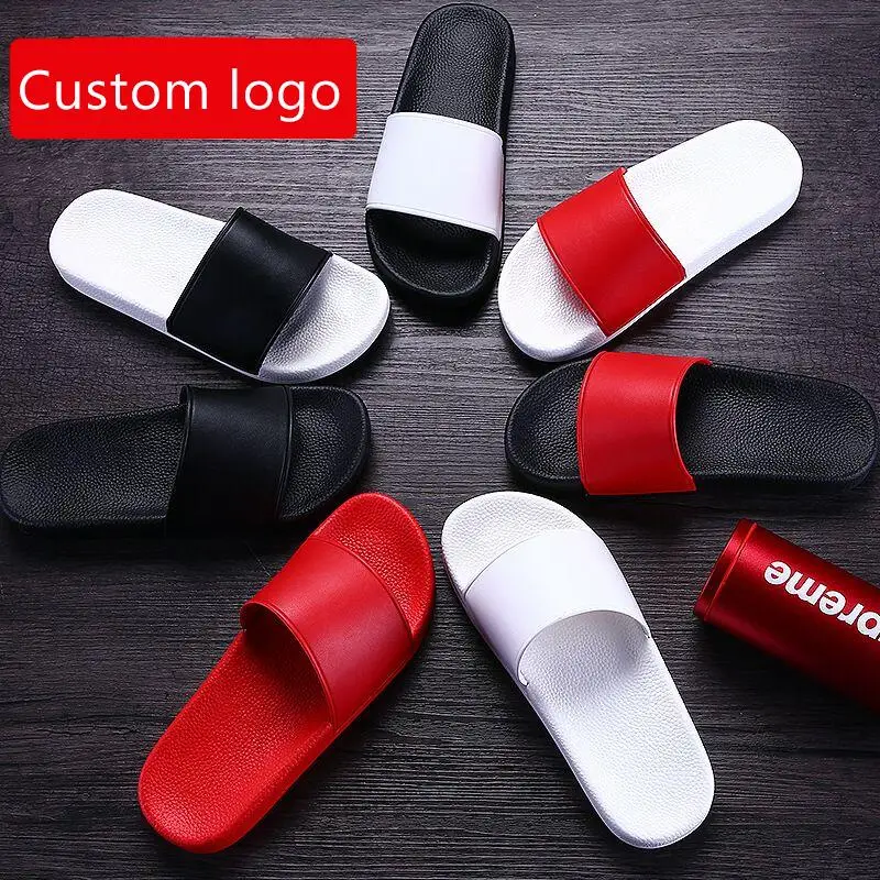 slippers factory Custom Women's and Men's Summer Slippers Sandals Beach Pool slipper shoes Party
