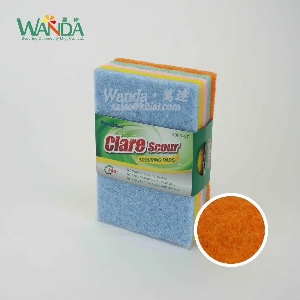 Colorful Nonabrasive Kitchen Cleaning Products Scouring Pad Buy Non