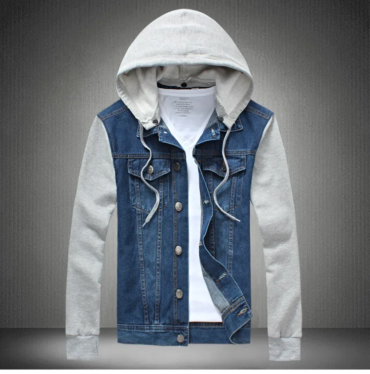 jean jacket sweatshirt mens