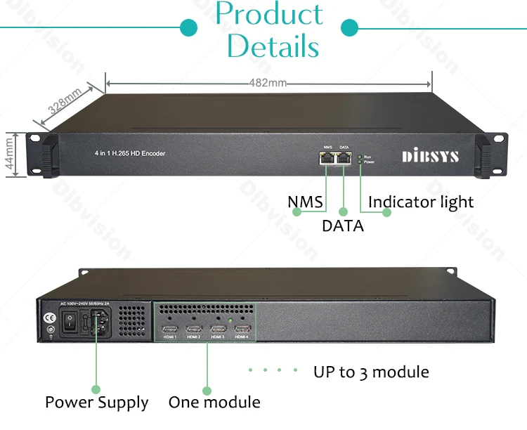 up to 12 Channel 1080p and 2160p H.264 hevc Video live stream encoder hardware to udp IP streamer