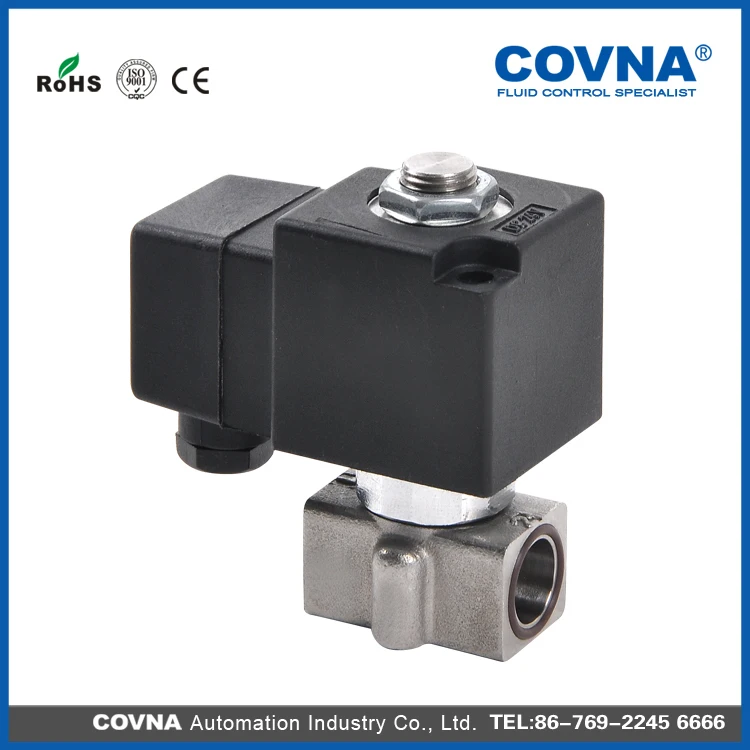 High pressure 24v dc gas water solenoid valve