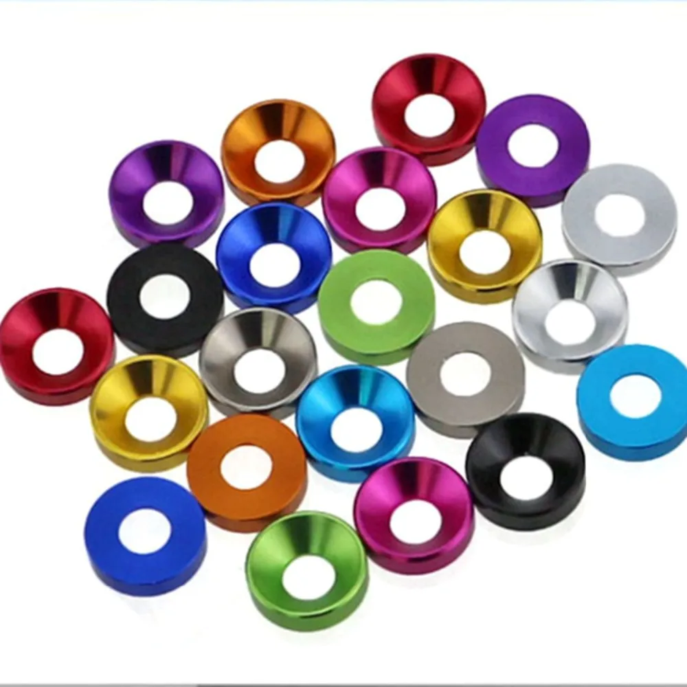 M6 Countersunk Washer Anodized Aluminum Washer Anodized Aluminum Alloy ...