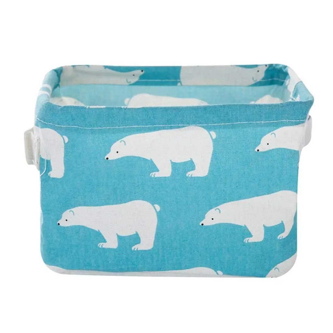 Storage Basket, Yezijin Foldable 6 Colors Storage Bin Closet Toy Box Container Organizer Fabric Basket (A)
