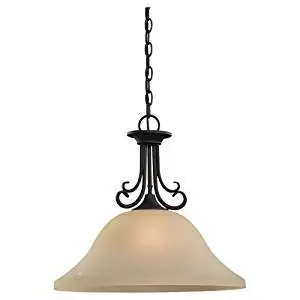 Sea Gull Lighting 94391-6125 Ambiance-3-Inch Glass Shade Cased Opal Ribbed Finish