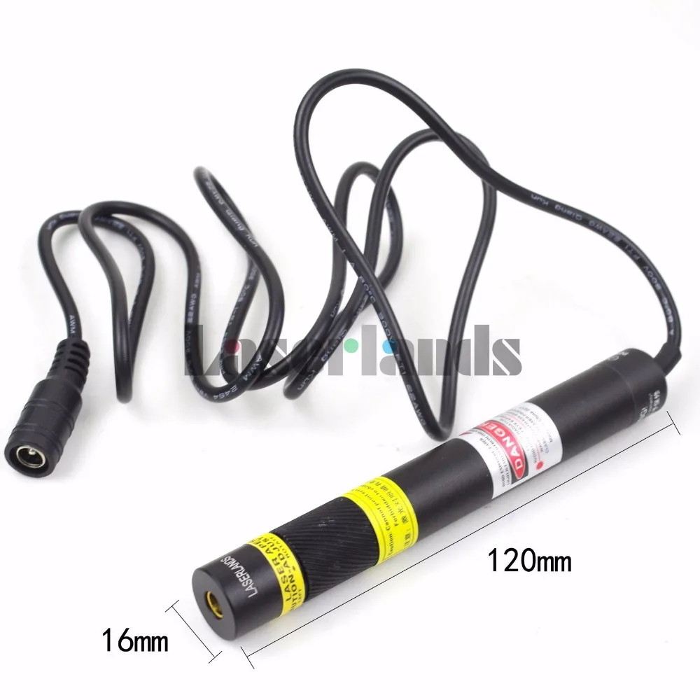 
16*120mm 405nm 20mW 50mW 100mW Blue Violet DOT LINE CROSS Laser Module Diode LD+ Adapter 