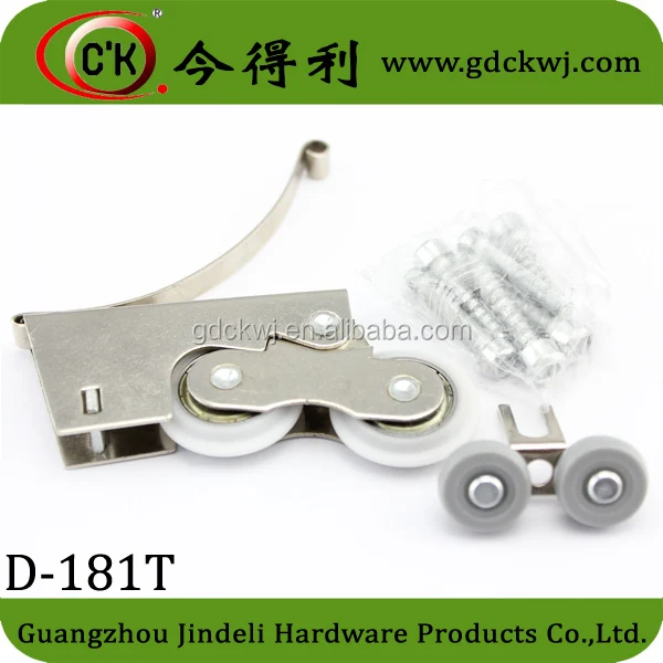 bulk wholesale frameless plastic hanging wheels bottom roller heavy duty sliding door roller