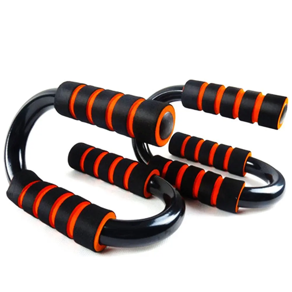 Longshow Push Up Stands 50CM H Shaped Boxwood Push Up Bar Solid Calisthenics Handstand Parallel Bar Push-Up Stands Handles Fitness Equipment