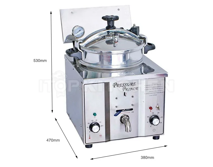 MDXZ-16 Table top pressure fryer