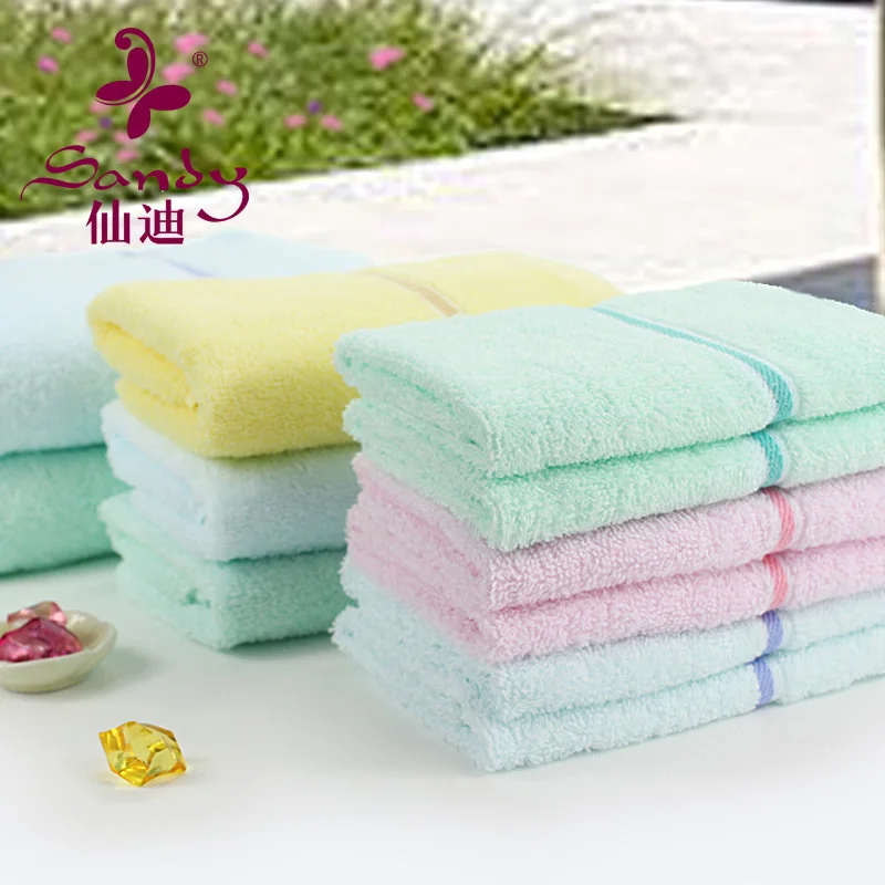 High Quality Wholesale Face Cloth Towels 100 Cotton Handkerchief Small