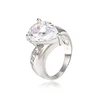 13215 Xuping sample wedding ring designs, crystal diamond ring designs, ladies jewellery