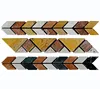 Travertine kitchen backsplash mosaic tile borders