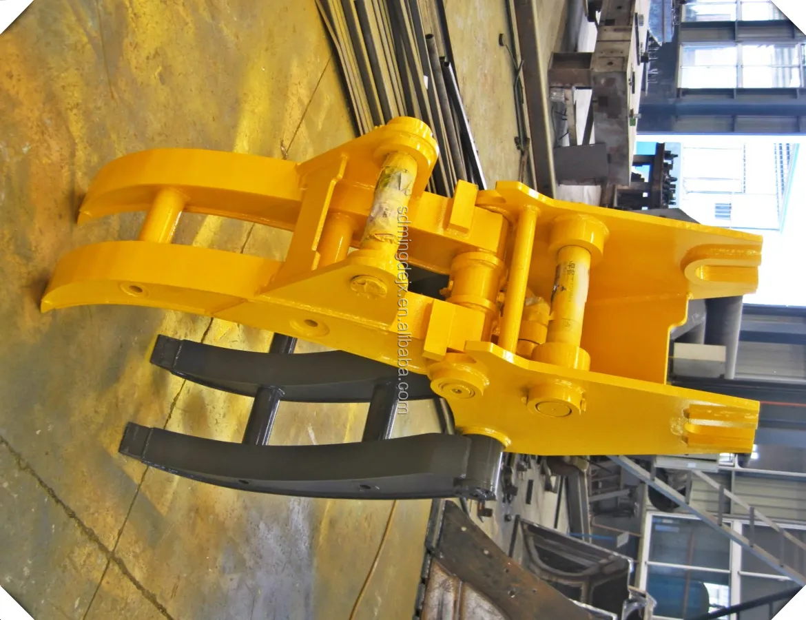 Excavator Hydraulic Rotating Grapple Wooden Grapple Log Grapple Stone