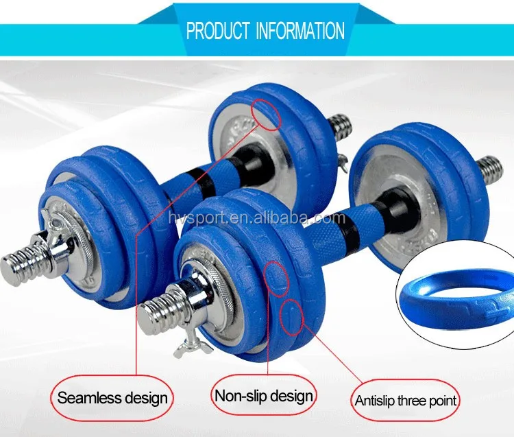Wholesale Price Custom Weights Rubber Ring Chrome Dumbbell Dumbbells Adjustable Set Buy