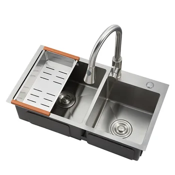 8245 Hand Made Sink Stainless Steel Single Bowl Sink Wash Basin Sink Buy Single Bowl Stainless Steel Sink With Drainboard Stainless Corner Laundry