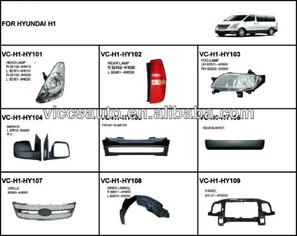 Front Bumper For Hyundai H1 - Buy Front Bumper For Hyundai H1,Front ...