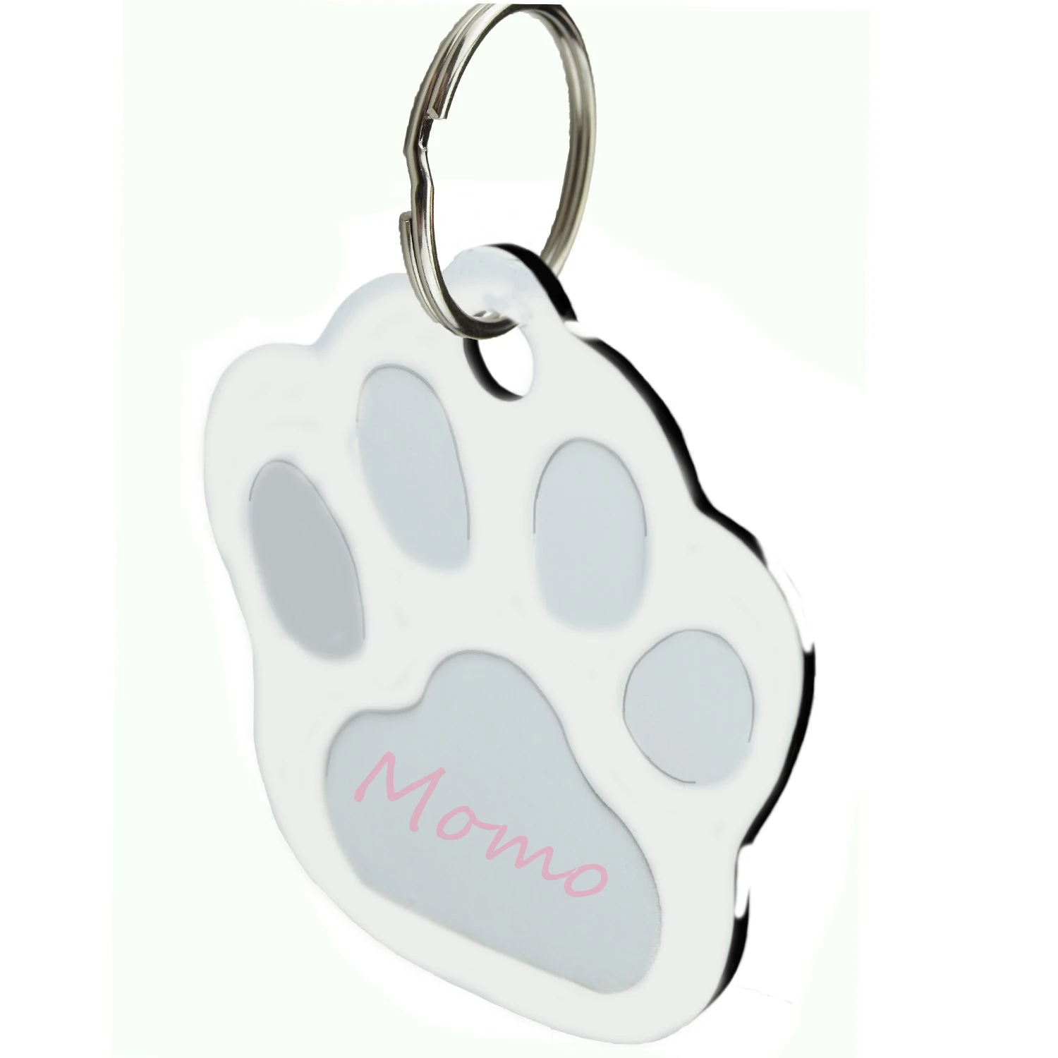 Laser Engraving Acrylic Pet Name Tag Acrylic Dog Collar Tag Id Tag