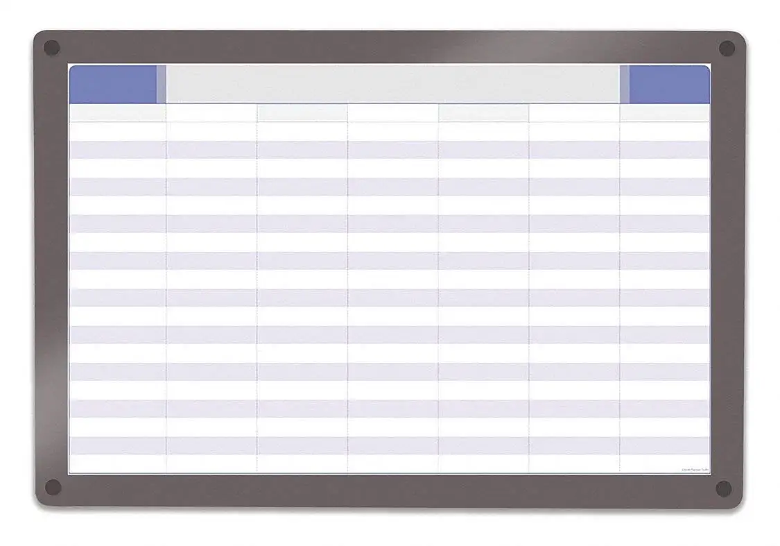 Iceberg Gloss-Finish Glass Planning Board, Wall Mounted, 24-1/2"H x 36-1/2"W, White