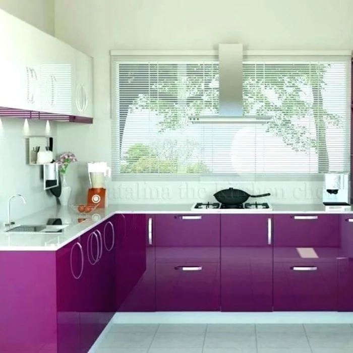 Кухня цвет фуксия фото